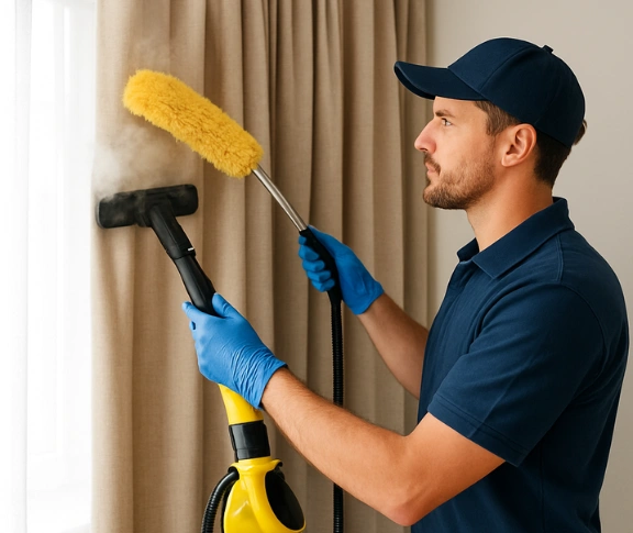 Trusted curtain steam cleaning technician Matty Curtain Cleaning narraweena-nsw QLD