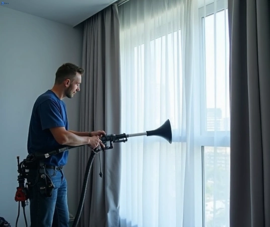 Professional curtain steam cleaning process equipment Matty Curtain Cleaning narraweena-nsw